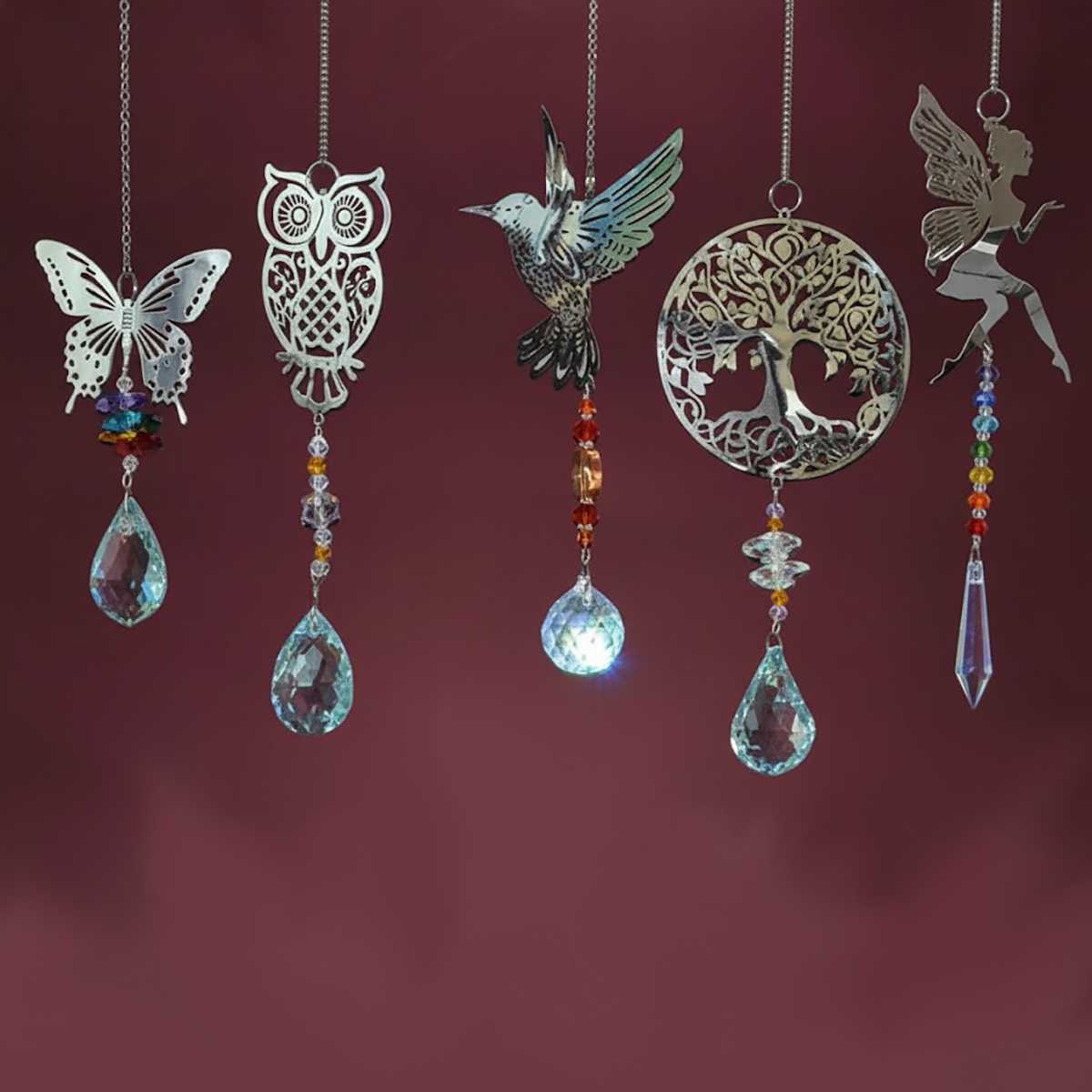 Set of Five Suncatchers 01