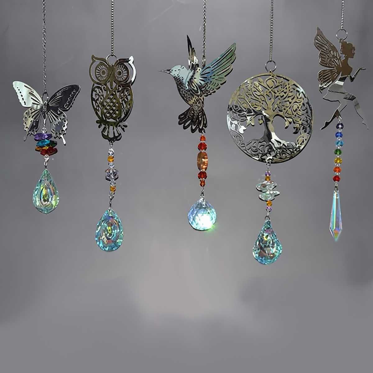 Set of Five Suncatchers