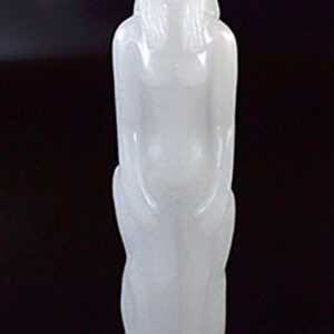 8" White Female candle