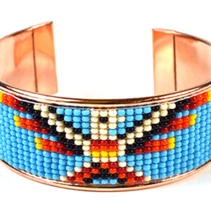 Czech Beaded Copper bracelet