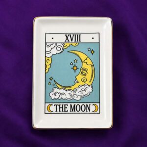 The Moon Tarot Dish Ceramic
