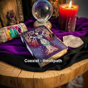 A Tree Goddess Leather Journal