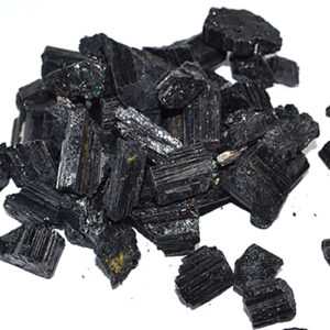 1 lb Tourmaline, Black untumbled stones