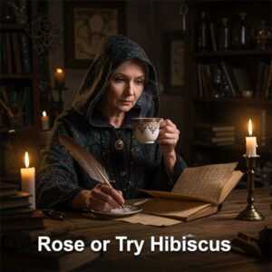Friday magic spells rose hibiscus tea