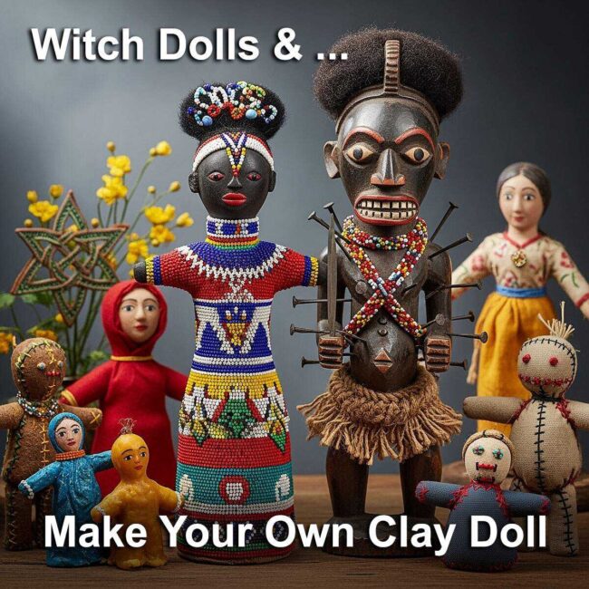 witch dolls Types of witch dolls, and how to make a clay doll.