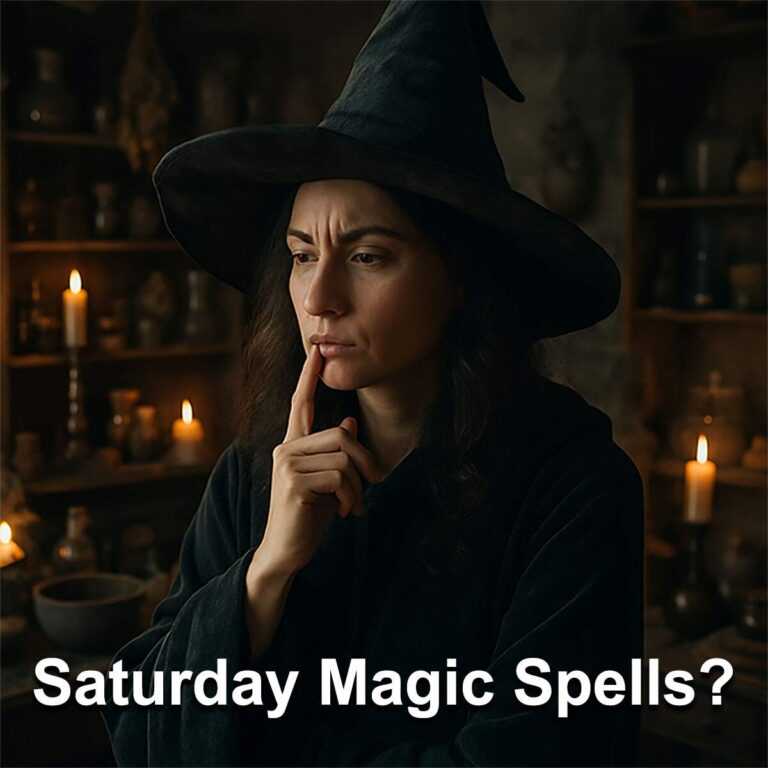 Saturday Magic Spells and Rituals