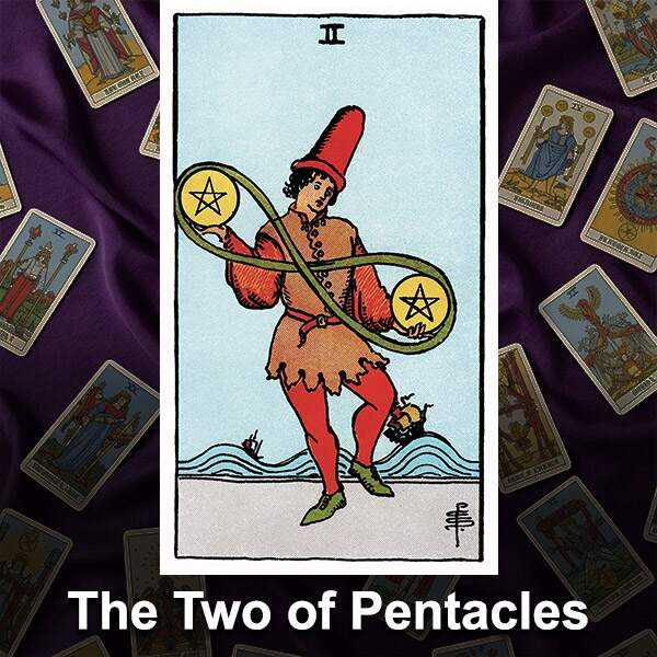 Two of Pentacles Rider-Waite Deck Two of Pentacles Rider-Waite Deck