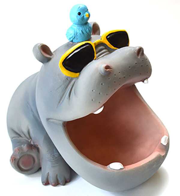 5 1/2" Hippo ashtray