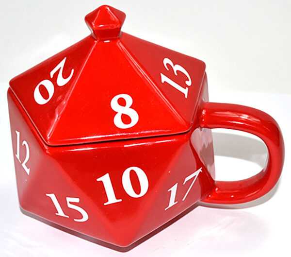 5" Gaming Dice mug & Lid