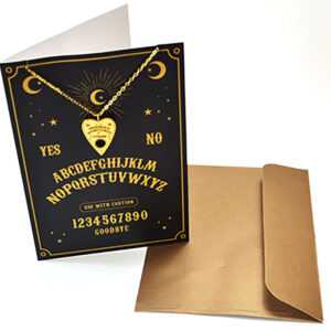 Planchette Necklace Greeting Card