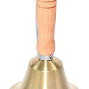 4 1/4" x 7 1/2" Brass Hand bell