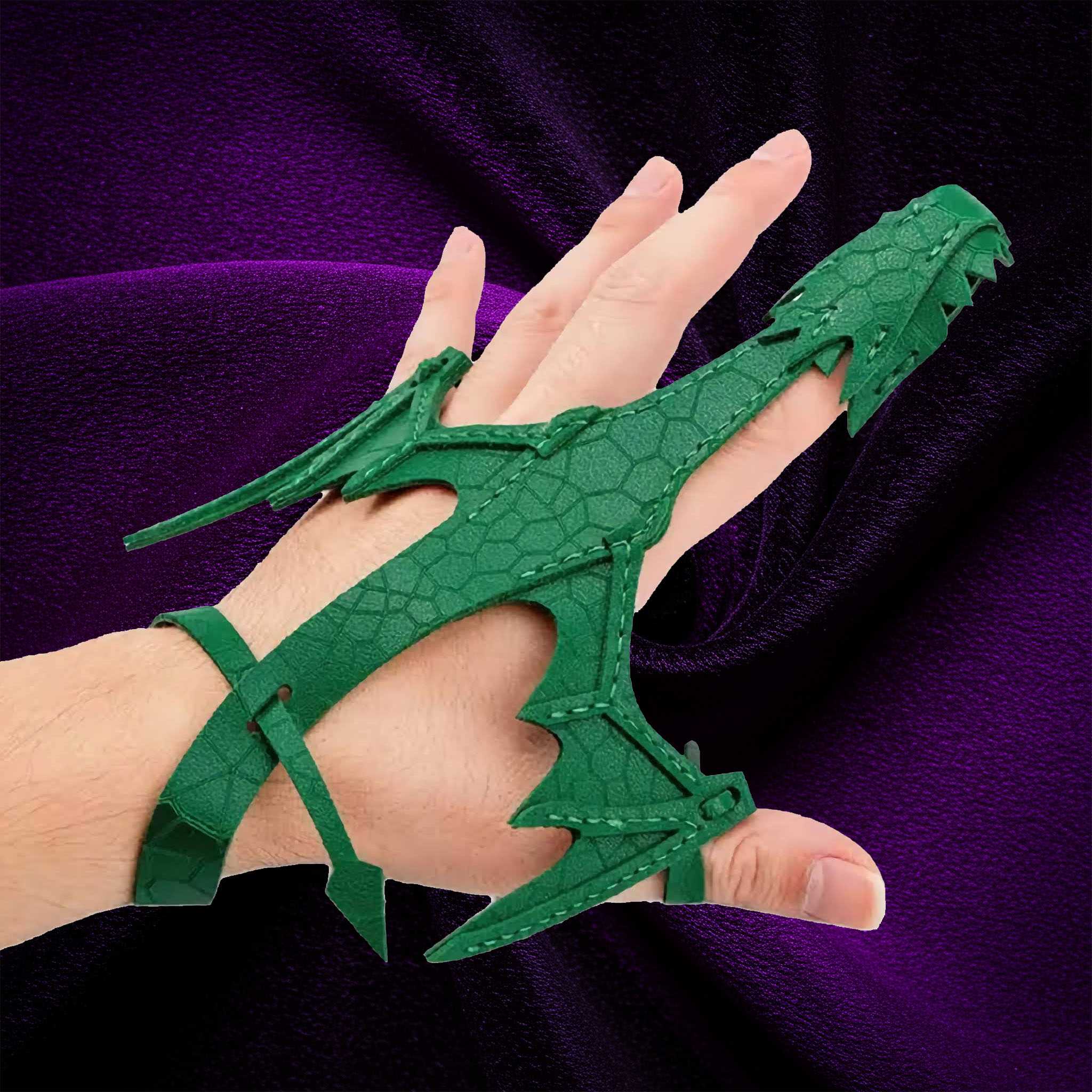 Green Dragon Bracelet Cuff