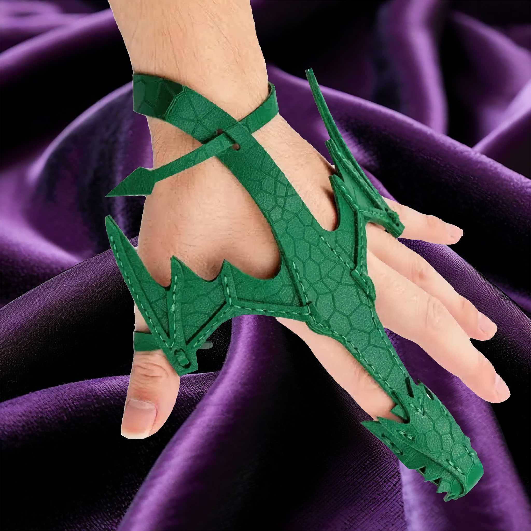Green Dragon Bracelet Hand Pet