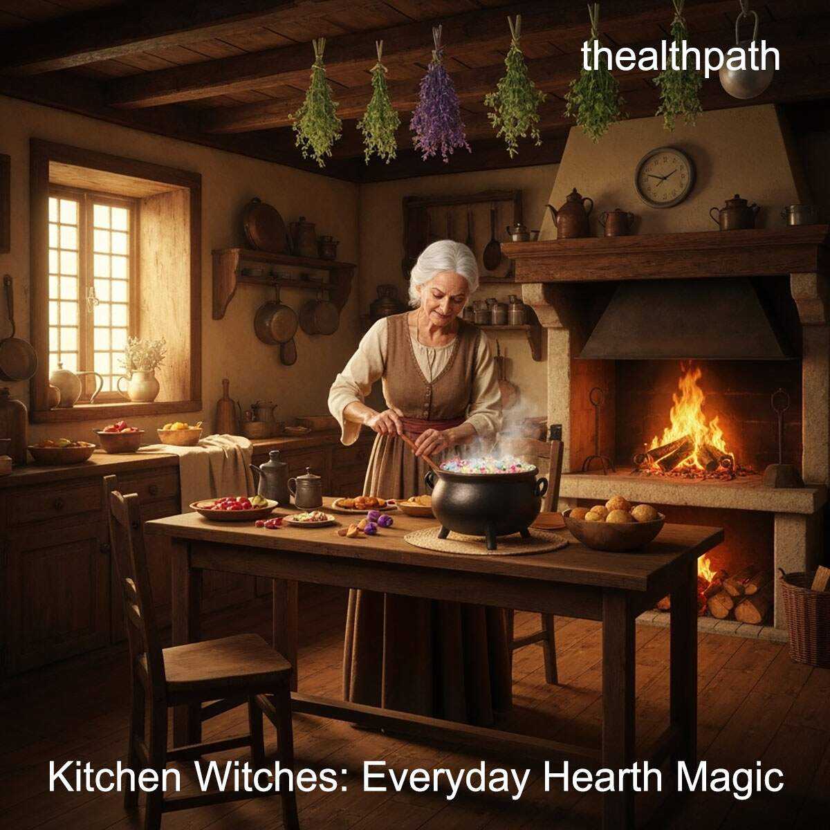 Kitchen witch hearth magic