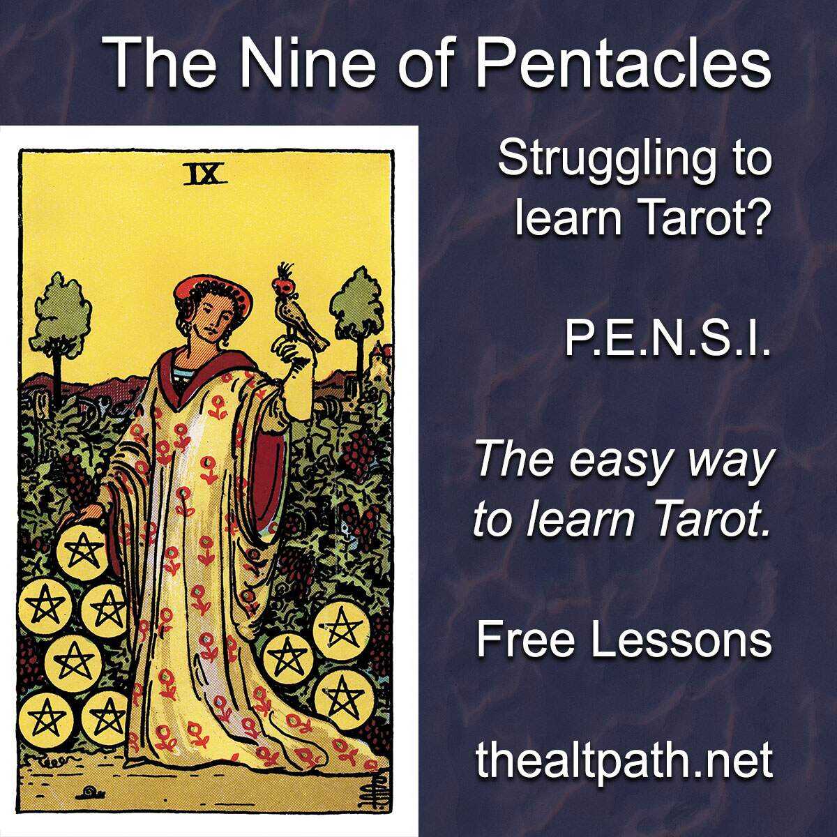 Nine of Pentacles