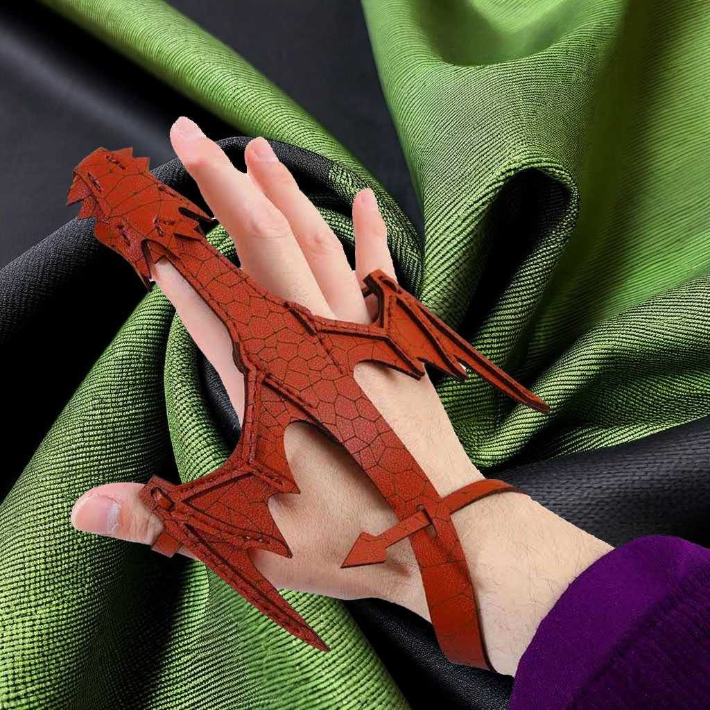 Red Dragon Bracelet Cuff