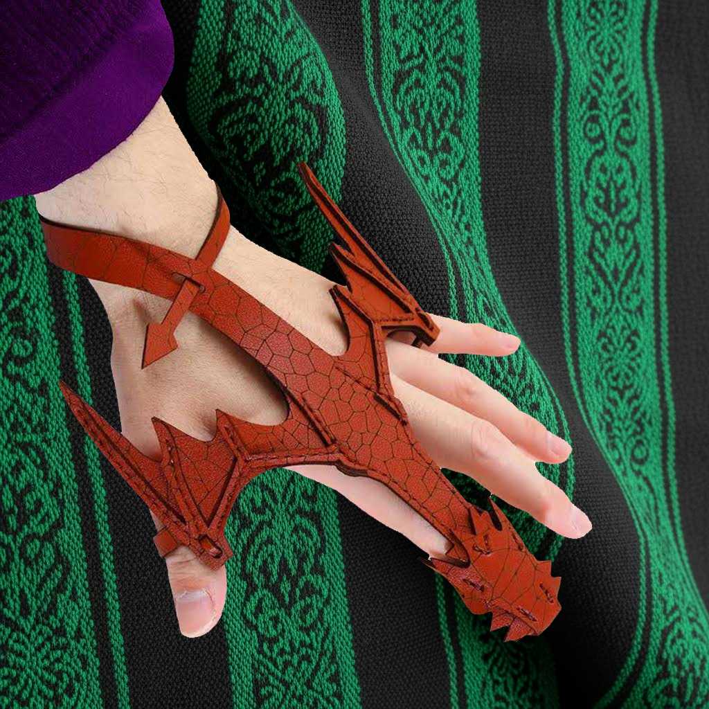 Red Dragon Bracelet Hand Ornament