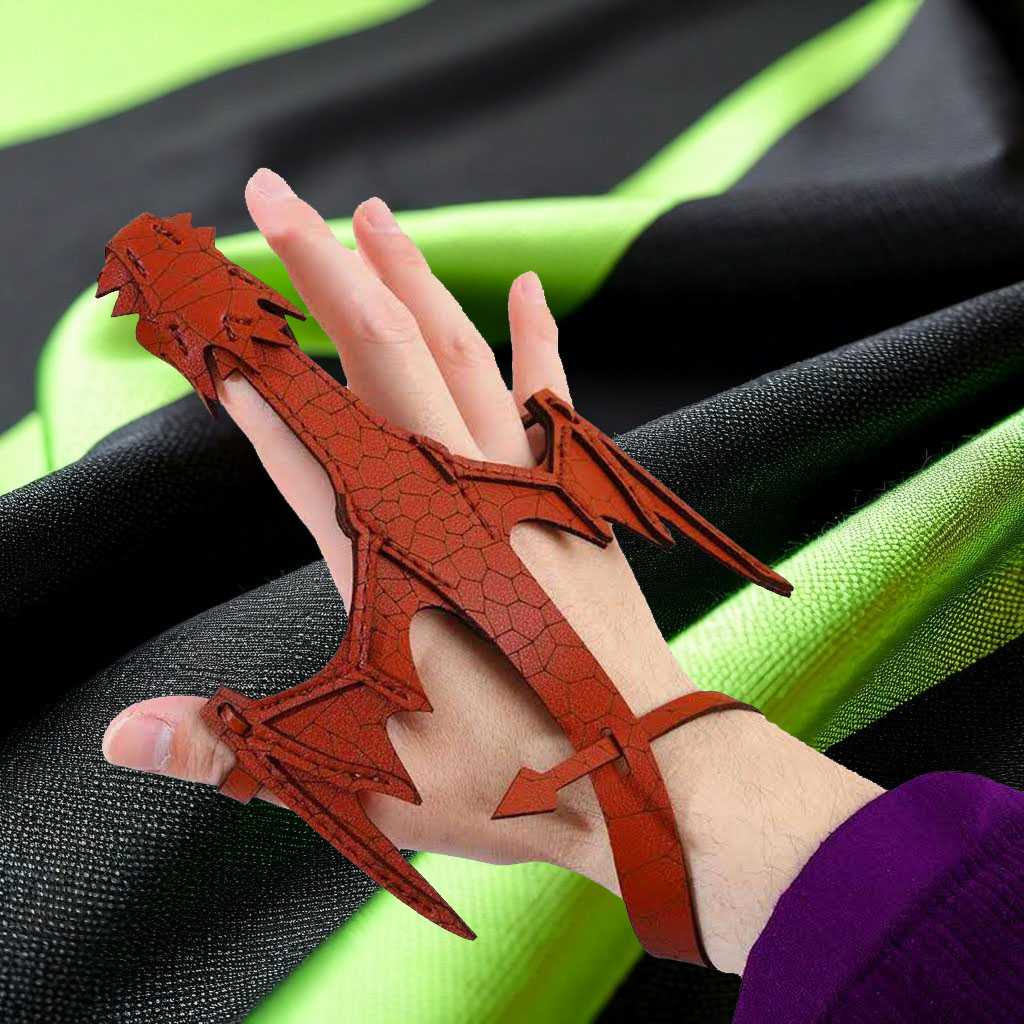 Red Dragon Bracelet Hand Pet