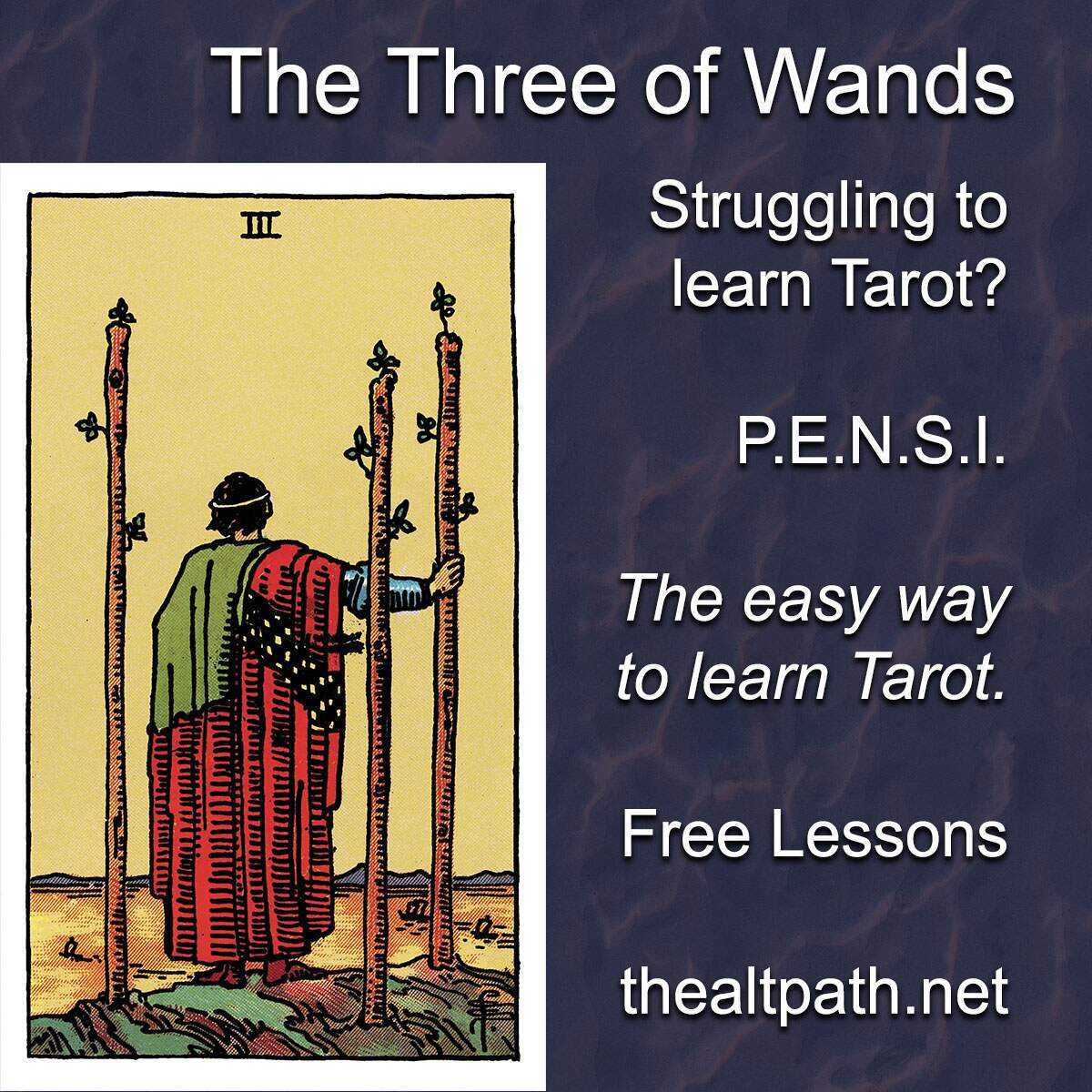 three of wands