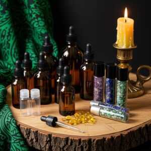 Bottles: Amber Glass Bottles and Jars