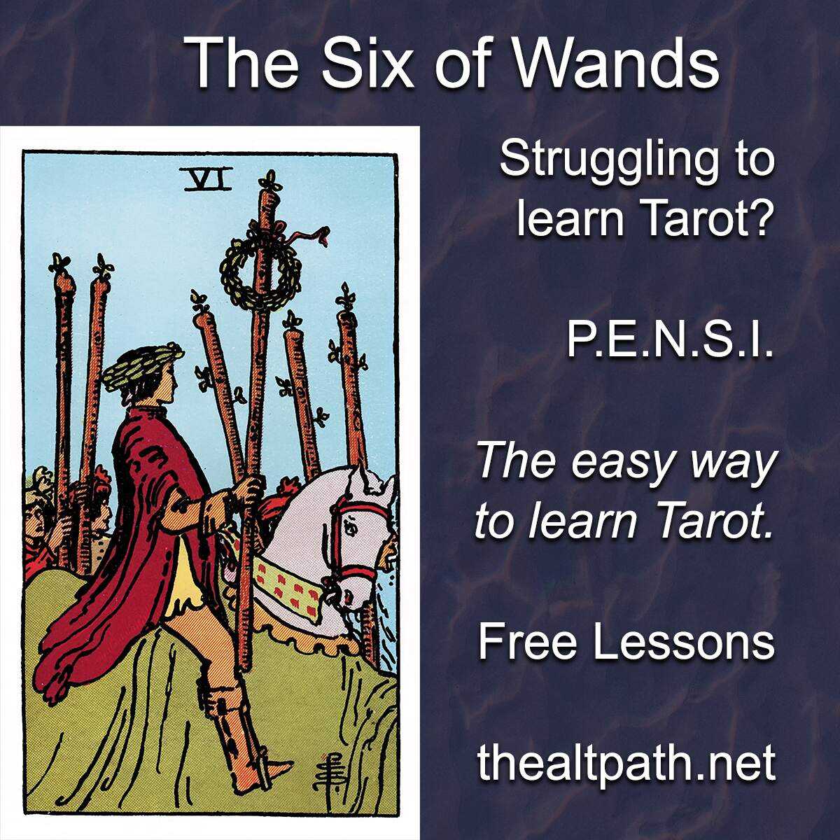the six of wands meaning