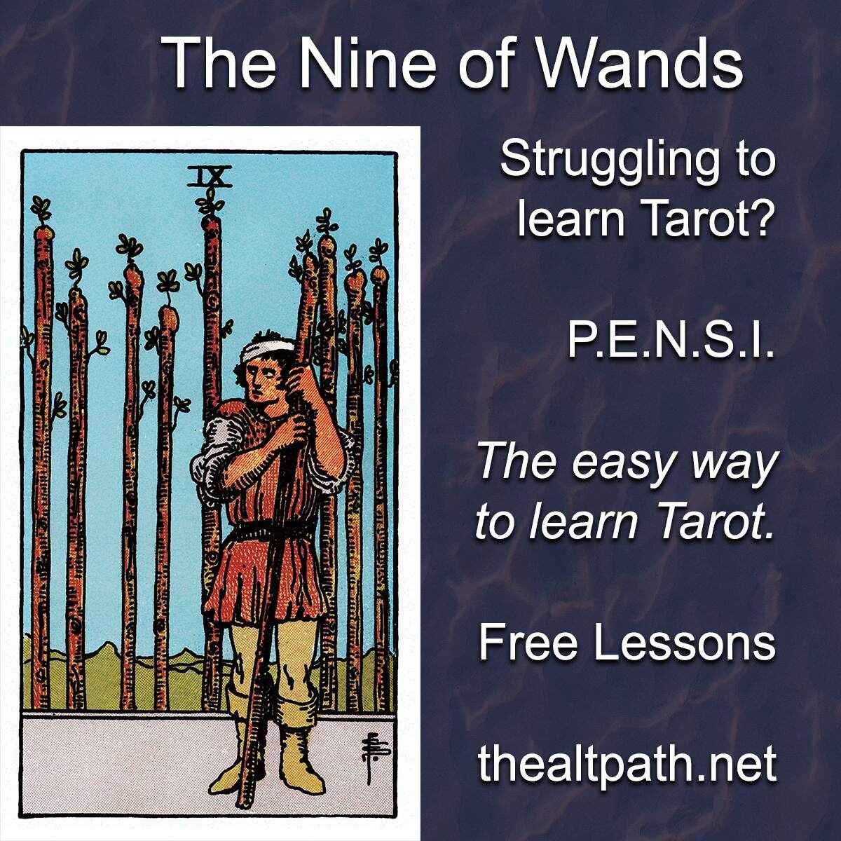 Nine of Wands Meaning