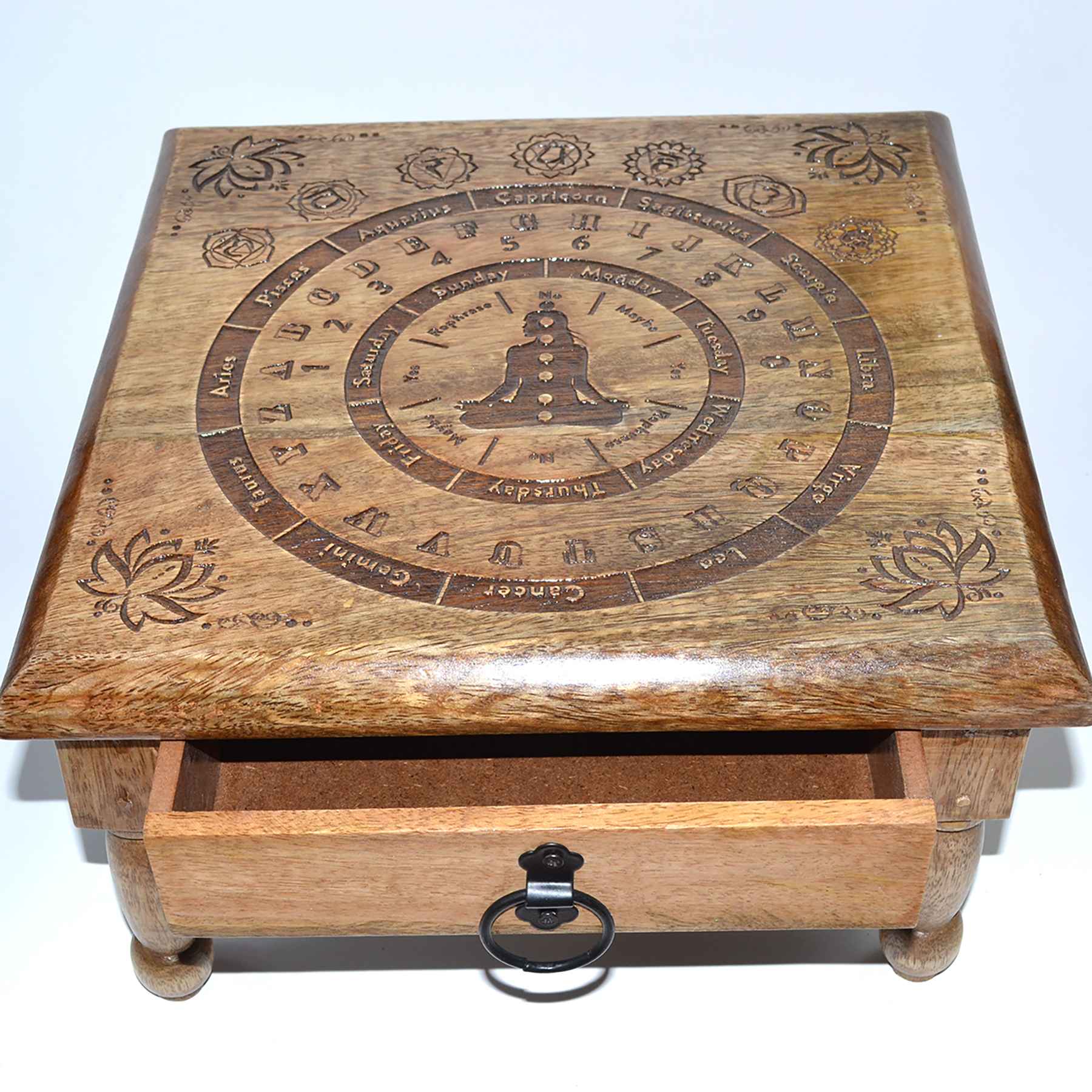 11 3/4" x 11 3/4" Ouija altar table