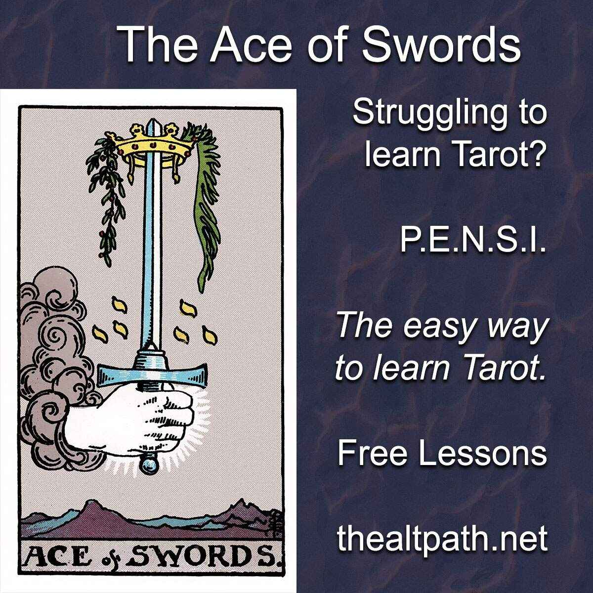 ace of swords meaning rider-waite-smith tarot