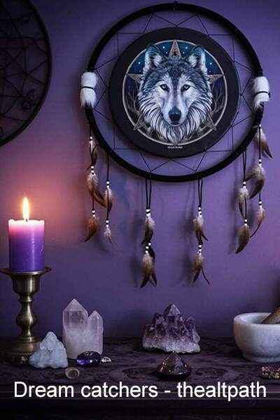 Dream catchers for sale at Coexist – The Alternative Path metaphysical store