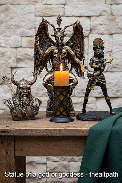 Pagan statues and mythology statues for altar and home display