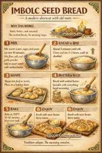 Imbolc seed bread recipe modern twist