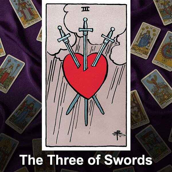 three of swords learn tarot easy