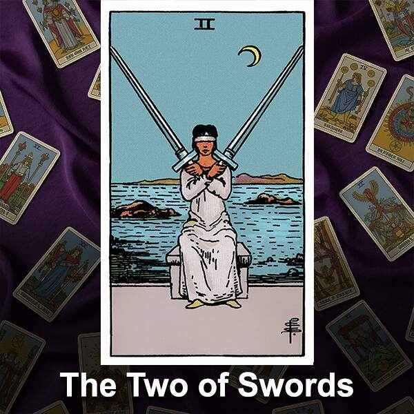 two of swords meaning rider waite smith