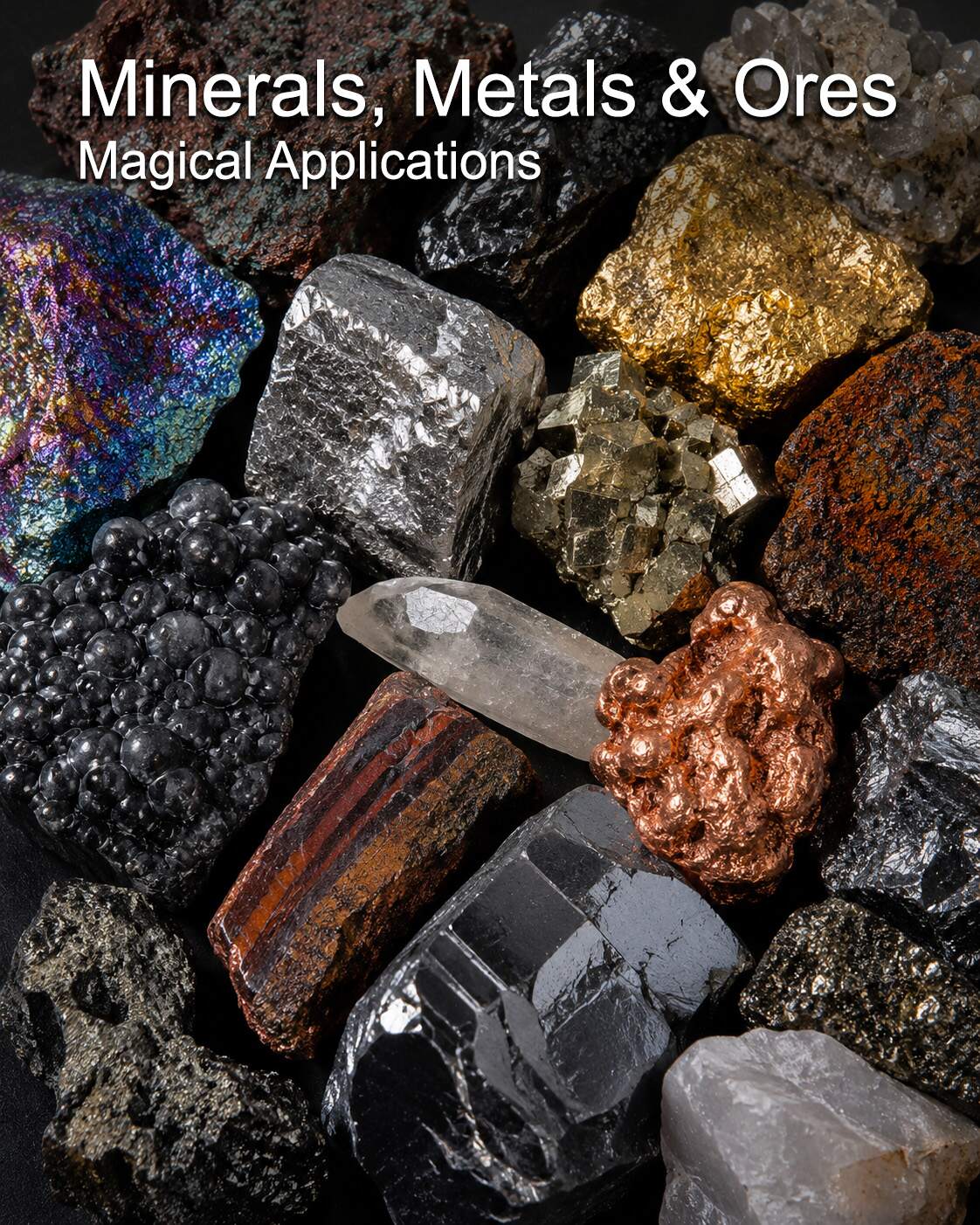 Metals and Ores Minerals in magic
