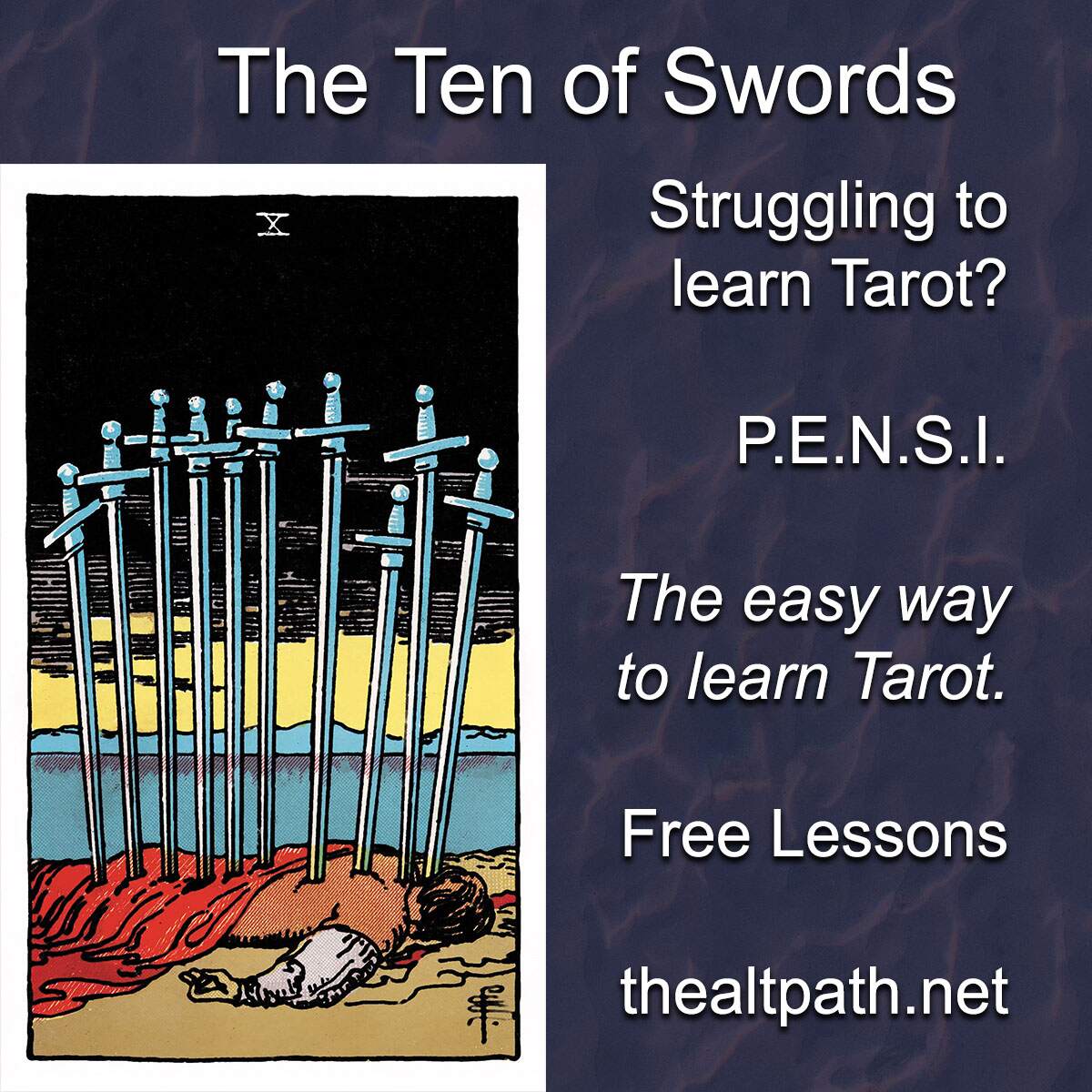 Ten of Swords Meaning