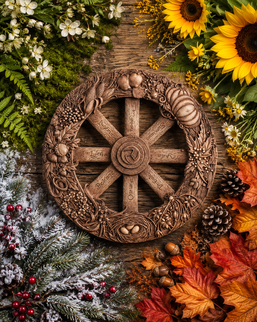 Wheel of the Year Wicca Pagan Holidays