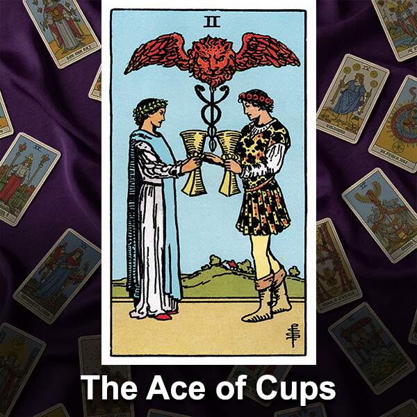 Two of Cups Learn Tarot